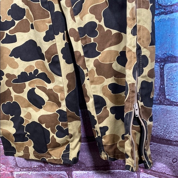Vintage Columbia Gore-Tex Camo Hunting Pants 42x32 Waterproof Duck Camo Outdoors - Picture 3 of 12